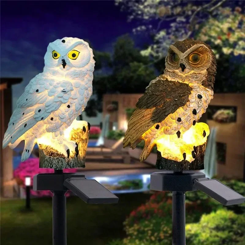 Solar Owl Statue Garden Light  - Farming And Agriculture recension och pris