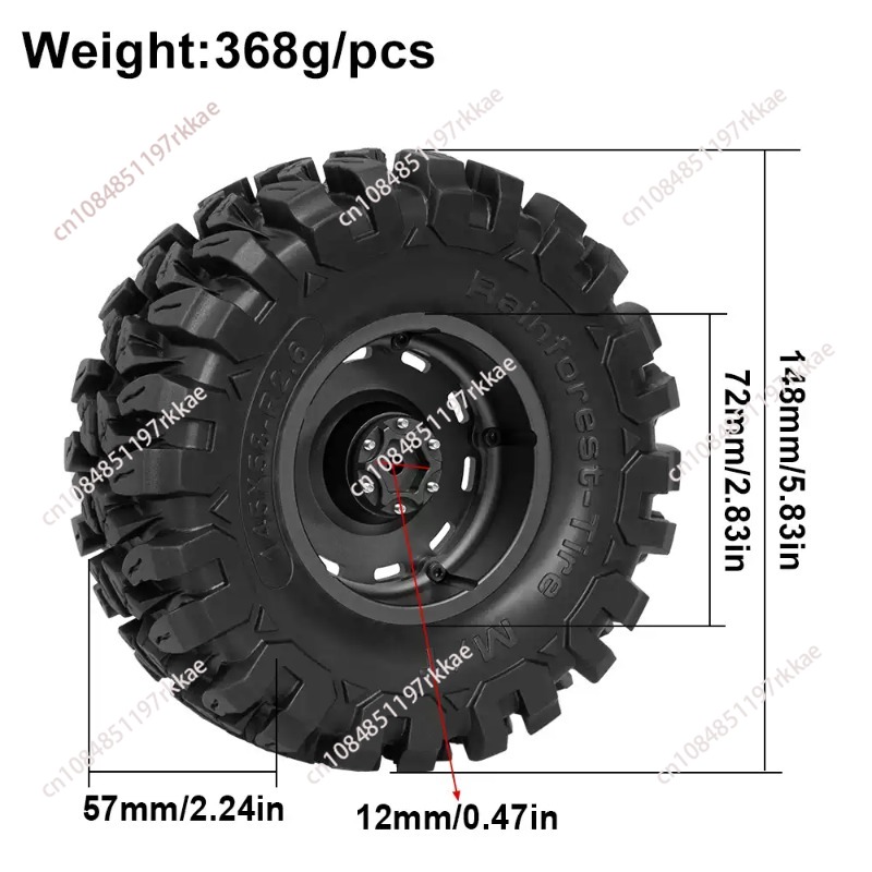 Front Wheel Rubber 2PCS Tire T - Agriculture Farming Hub recension och pris